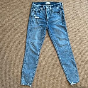 LOFT high-waisted skinny jeans